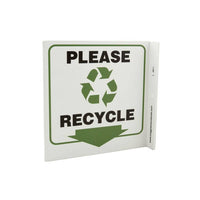 Thumbnail for ZING Eco Recycle L Sign, 7X7- Model 2611