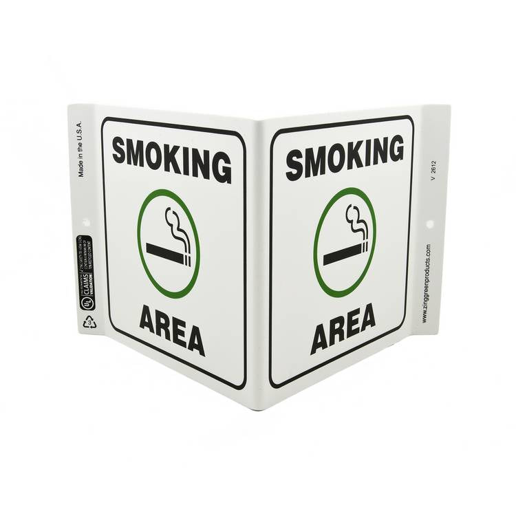 ZING Eco Safety V Sign, 7X12- Model 2612