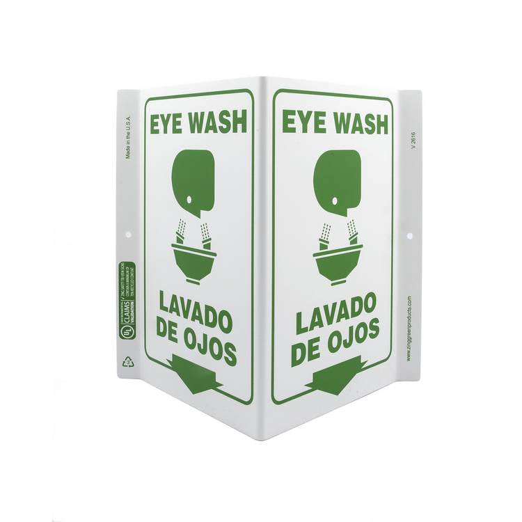 ZING Eco Safety V Sign, 11X10.6- Model 2616