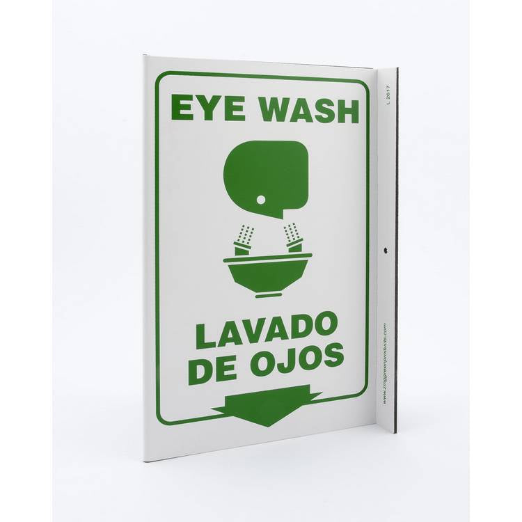 ZING Eco Safety L Sign, 11X8- Model 2617