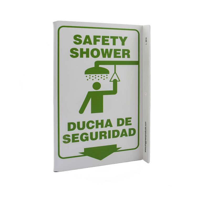 ZING Eco Safety L Sign, 11X8- Model 2619