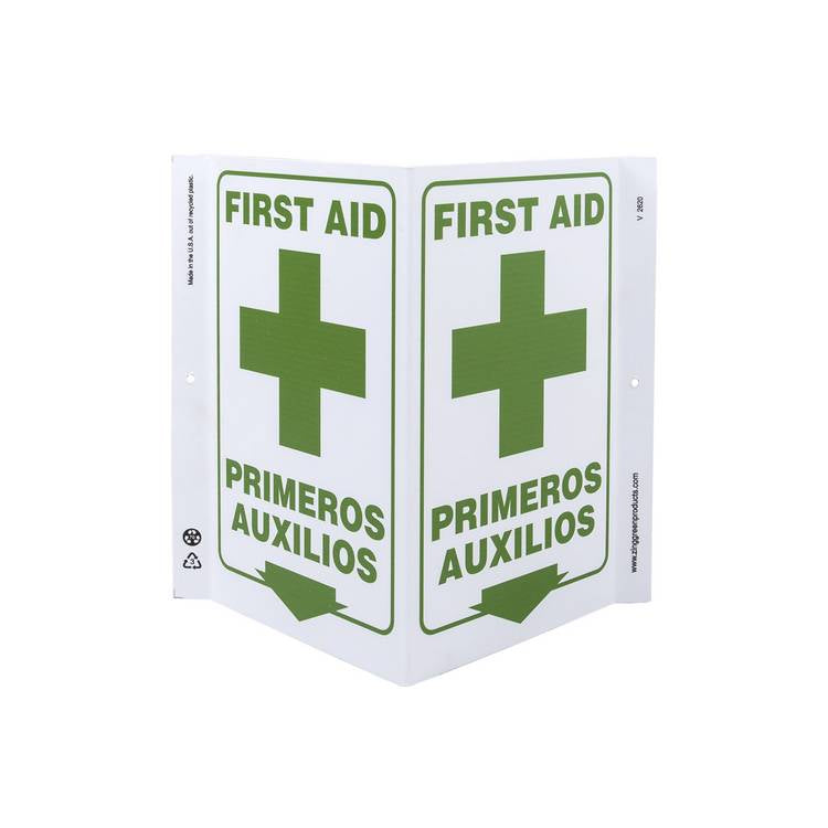 ZING Eco Safety V Sign, 11X10.6- Model 2620