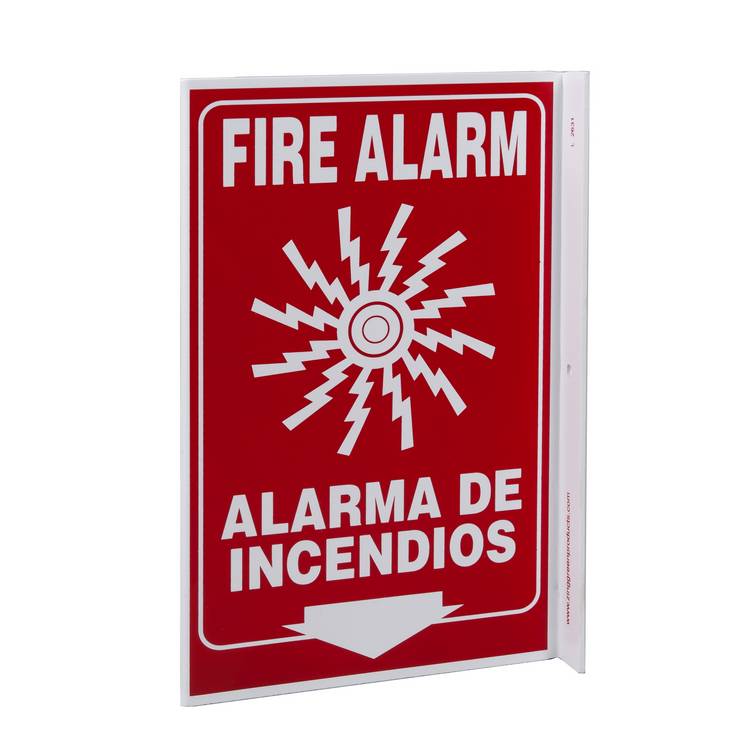 ZING Eco Safety L Sign, 11X8- Model 2631