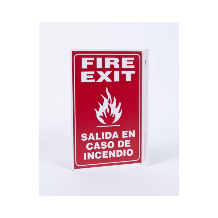 ZING Eco Safety L Sign, 11X8- Model 2633