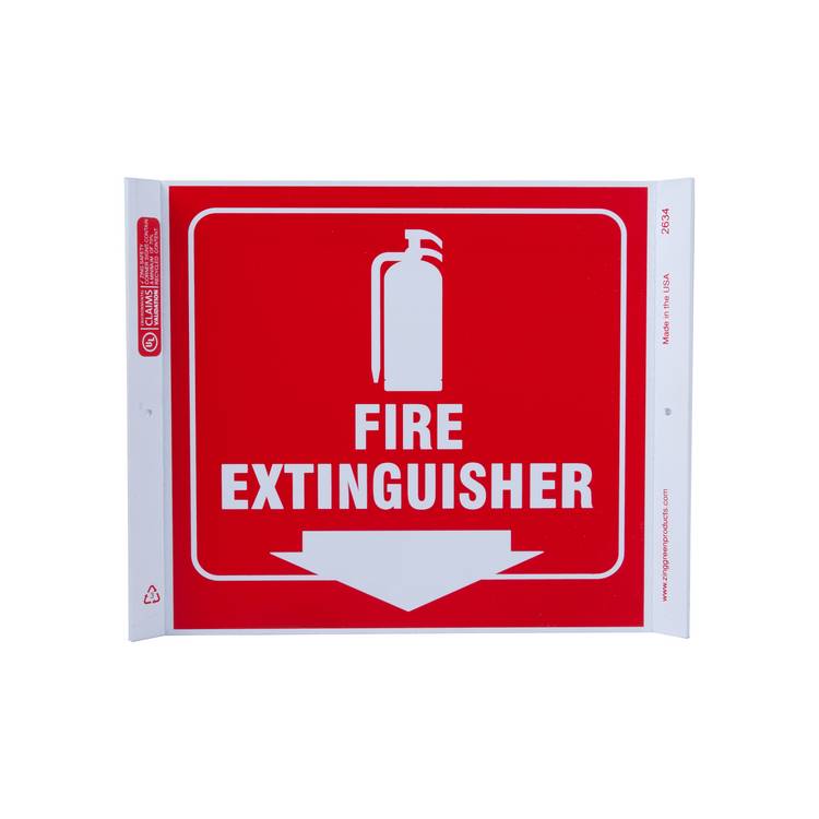 ZING Eco Safety Corner Sign, 10X10- Model 2634