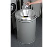 55-Gallon Cease-Fire Drum with Aluminum Head - Gray