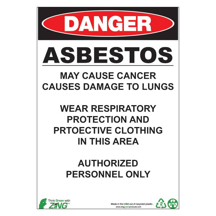 ZING Eco GHS Sign, Danger, 14X10- Model 2677