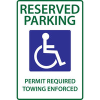 Thumbnail for ZING Eco Parking Sign, 18X12, EGP- Model 2679