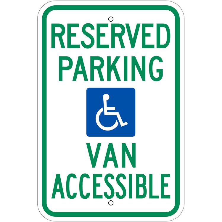 ZING Eco Parking Sign, 18X12, EGP- Model 2680
