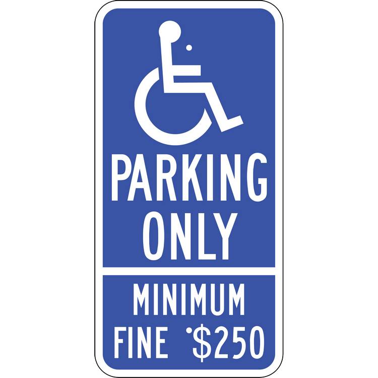 ZING Eco Parking Sign, 24X12, EGP- Model 2682