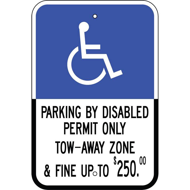 ZING Eco Parking Sign, 18X12, EGP- Model 2686