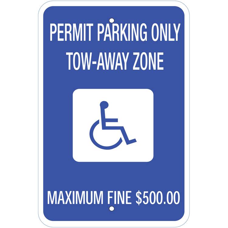 ZING Eco Parking Sign, 18X12, EGP- Model 2687