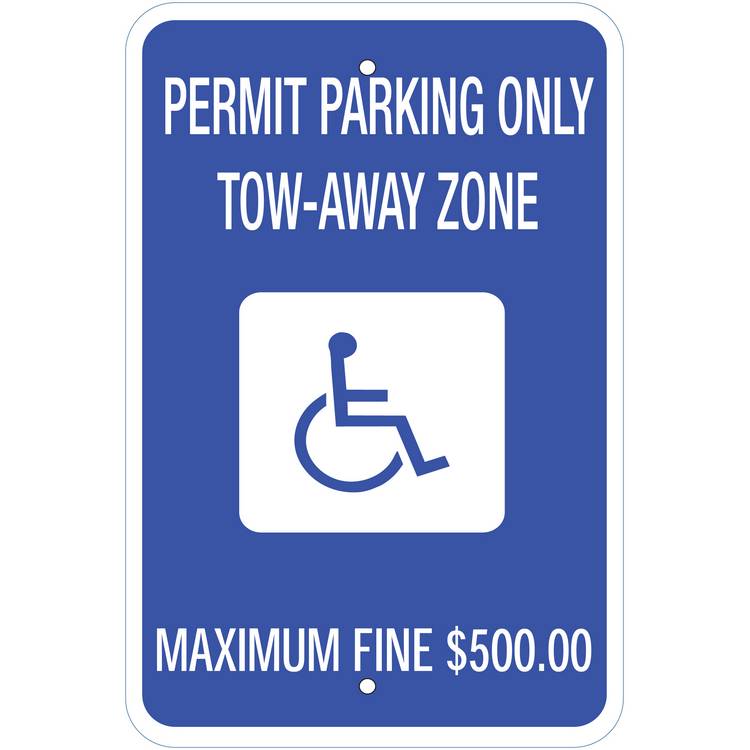 ZING Eco Parking Sign, 18X12, EGP- Model 2687