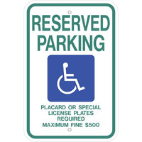 Thumbnail for ZING Eco Parking Sign, 18X12, EGP- Model 2688