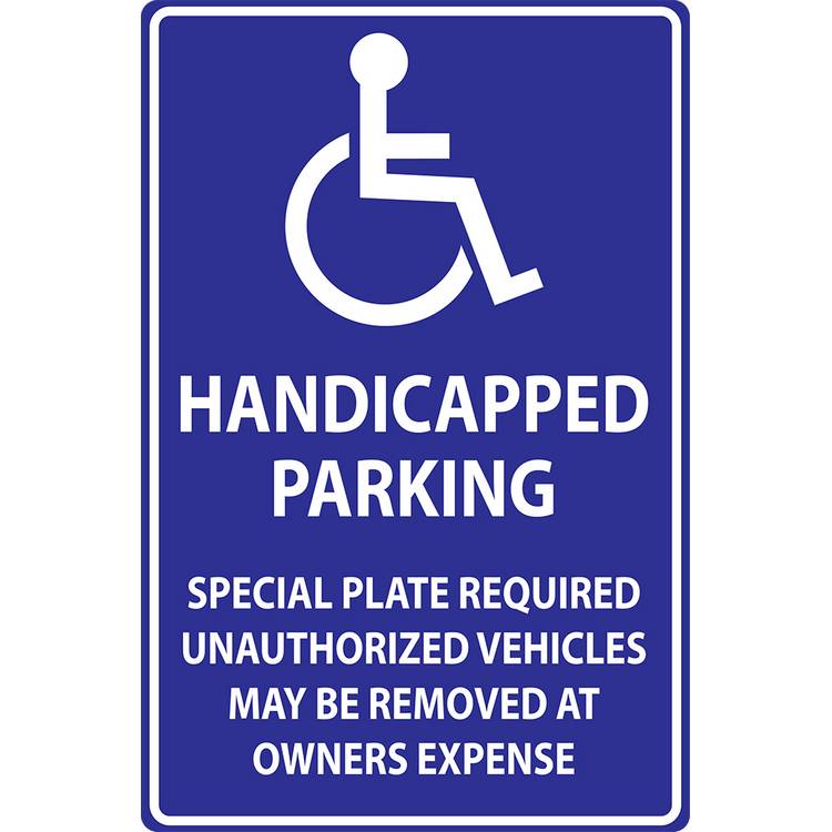 ZING Eco Parking Sign, 18X12, EGP- Model 2690