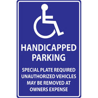 Thumbnail for ZING Eco Parking Sign, 18X12, EGP- Model 2690