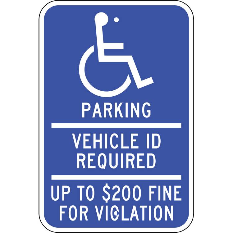 ZING Eco Parking Sign, 18X12, EGP- Model 2691