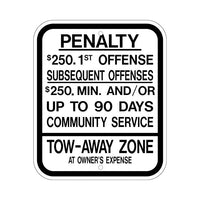 Thumbnail for ZING Eco Parking Sign, 12X10, EGP- Model 2696