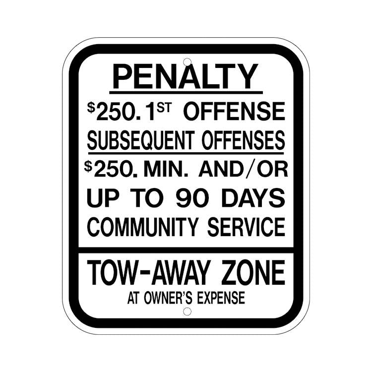 ZING Eco Parking Sign, 12X10, EGP- Model 2696