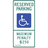 Thumbnail for ZING Eco Parking Sign, 26X12, EGP- Model 2697