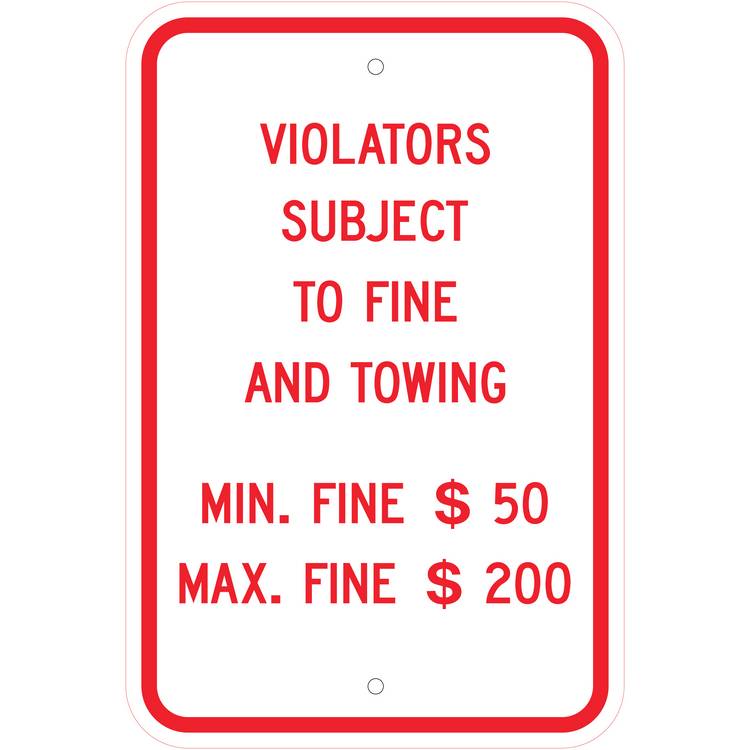 ZING Eco Parking Sign, 18X12, EGP- Model 2702