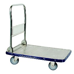 Wesco 22.5" x 34" Stainless Steel Folding Handle Truck