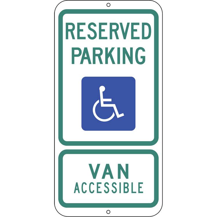 ZING Eco Parking Sign, 24X12, EGP- Model 2704