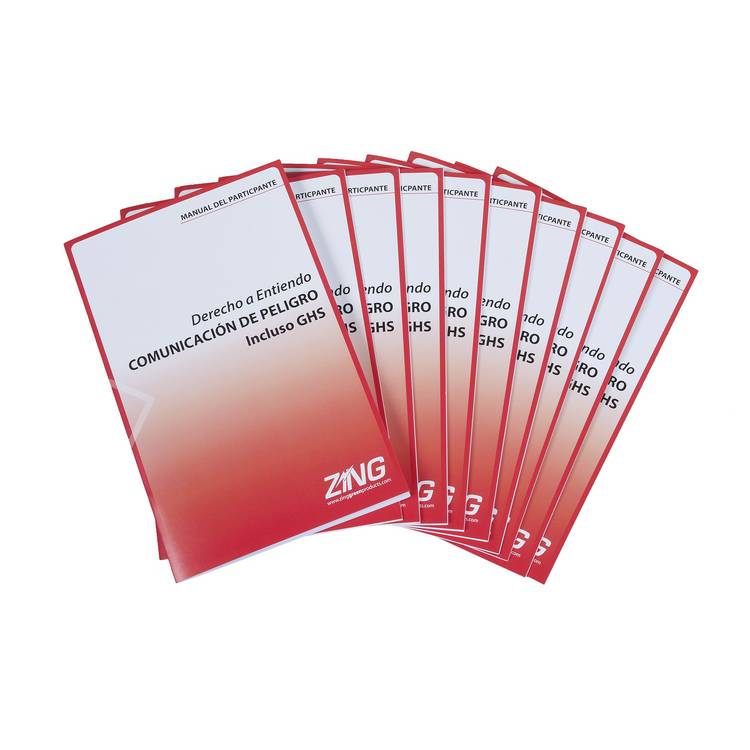 ZING SDS Booklets, Spanish, 10/Pack- Model 2709SPN