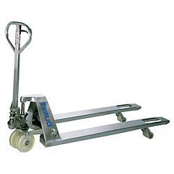 Wesco Standard Deluxe Pallet Truck w/ 42"L Forks & 21" Apart