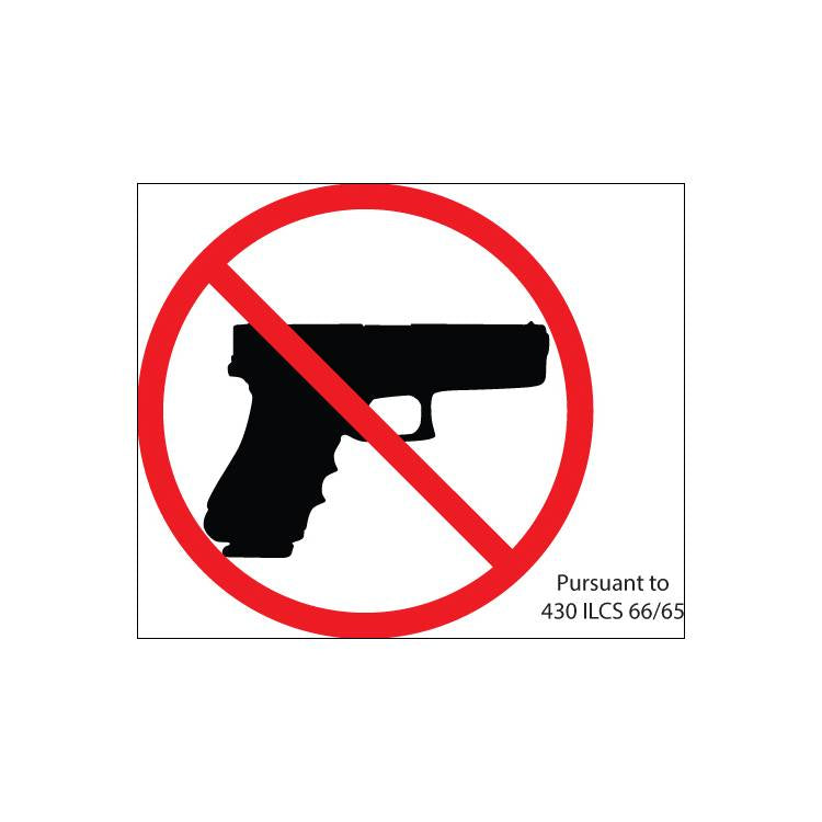 ZING Concealed Carry Decal, 4X6, 2/PK- Model 2735D