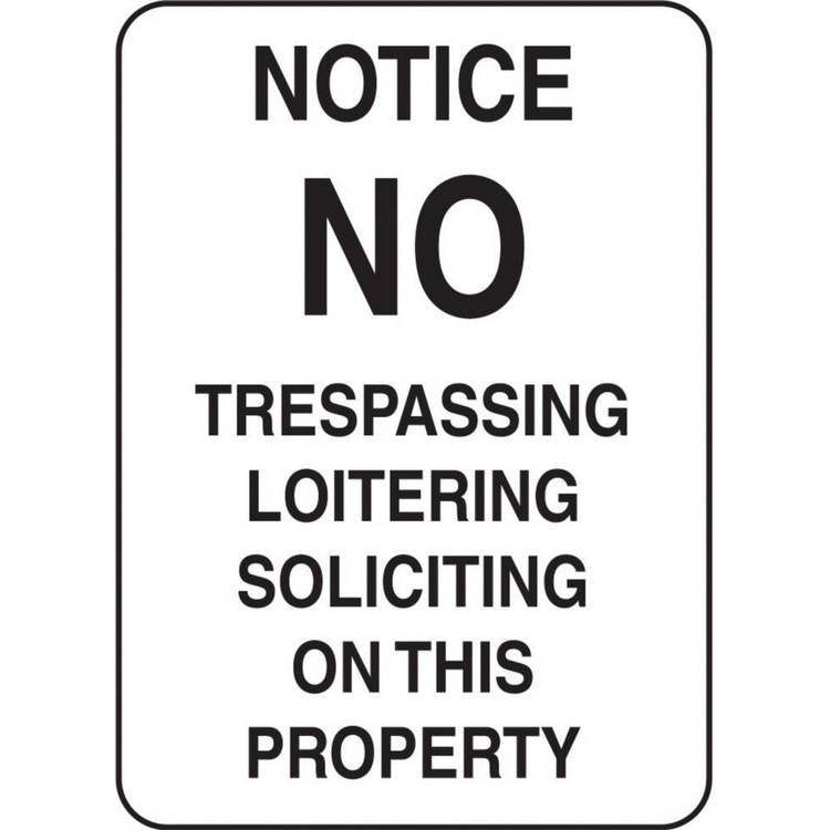 ZING Eco Security Sign, 14X10- Model 2737