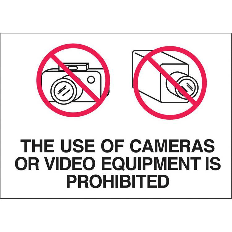 ZING Eco Security Sign, 10X14- Model 2738