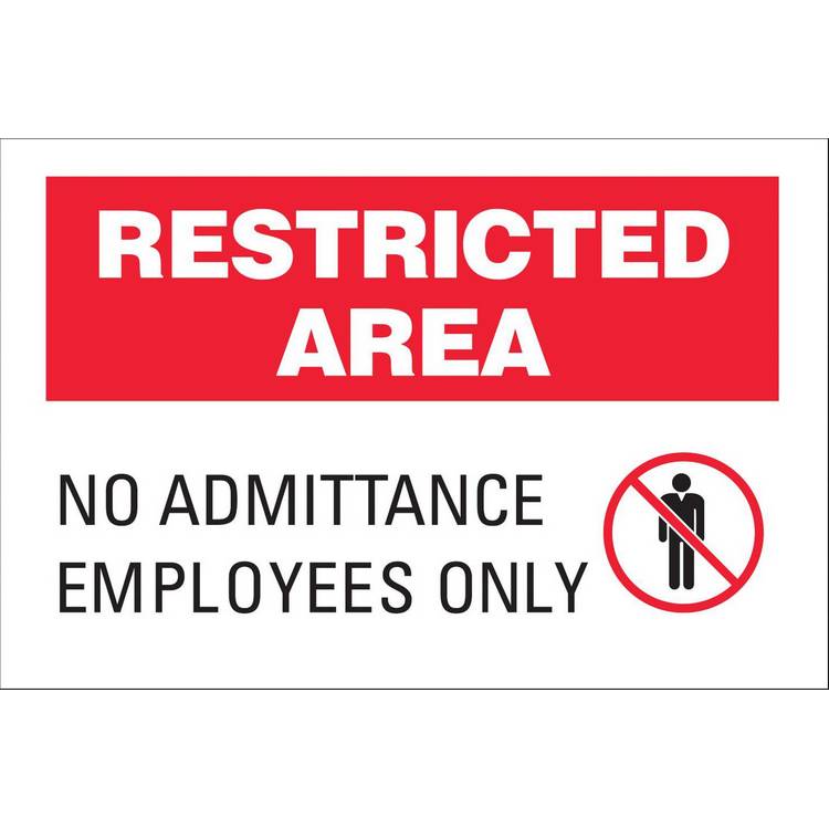 ZING Eco Security Sign, 10X14- Model 2748