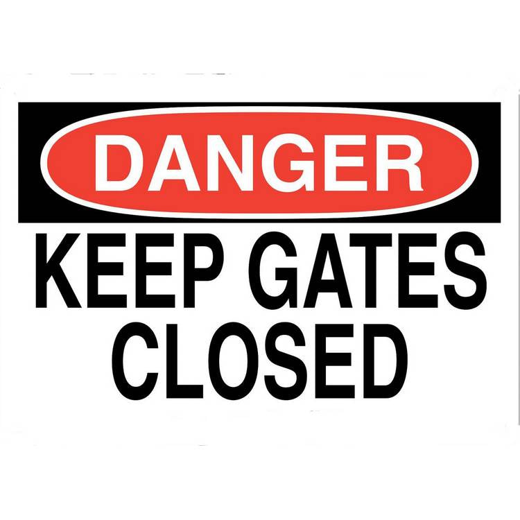 ZING Eco Security Sign, 10X14- Model 2750