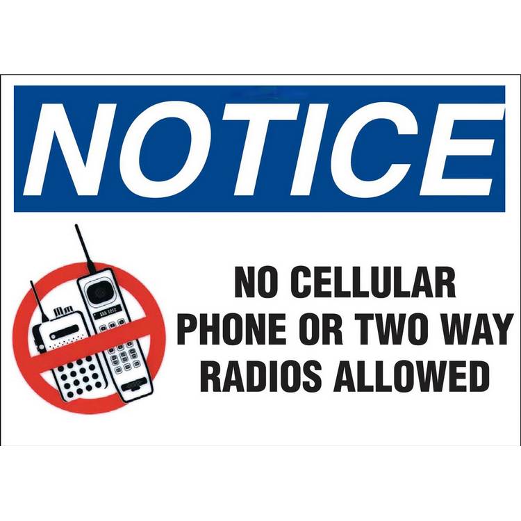 ZING Eco Security Sign, 10X14- Model 2752