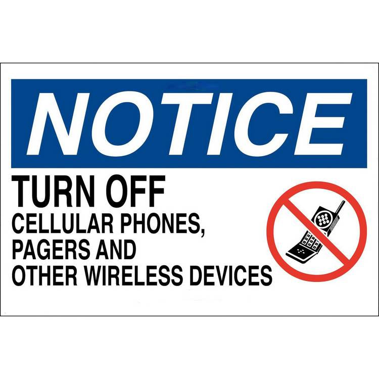 ZING Eco Security Sign, 10X14- Model 2753