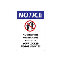 Thumbnail for ZING Concealed Carry Sign, 14X10- Model 2809A