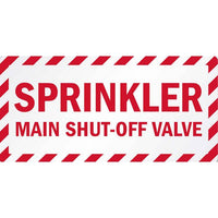 Thumbnail for ZING Safety Sign, SPRINKLER OFF, 10X14- Model 2898A