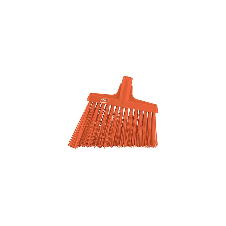 Broom,Angle Cut,Stiff,11",PP/PET,Orange - Model 29147