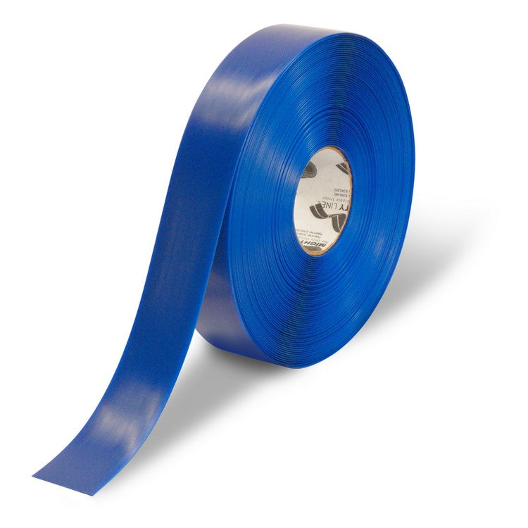 Mighty Line 2" Blue Solid Color Tape - 100' Roll