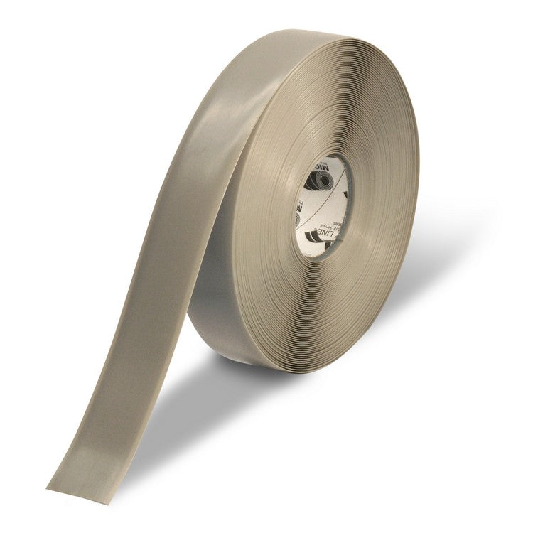 Mighty Line 2" Gray Solid Color Tape - 100' Roll