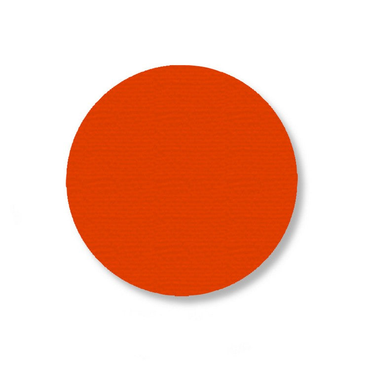 Mighty Line 3.5" Orange Solid Dot - Standard Size - Pack of 100