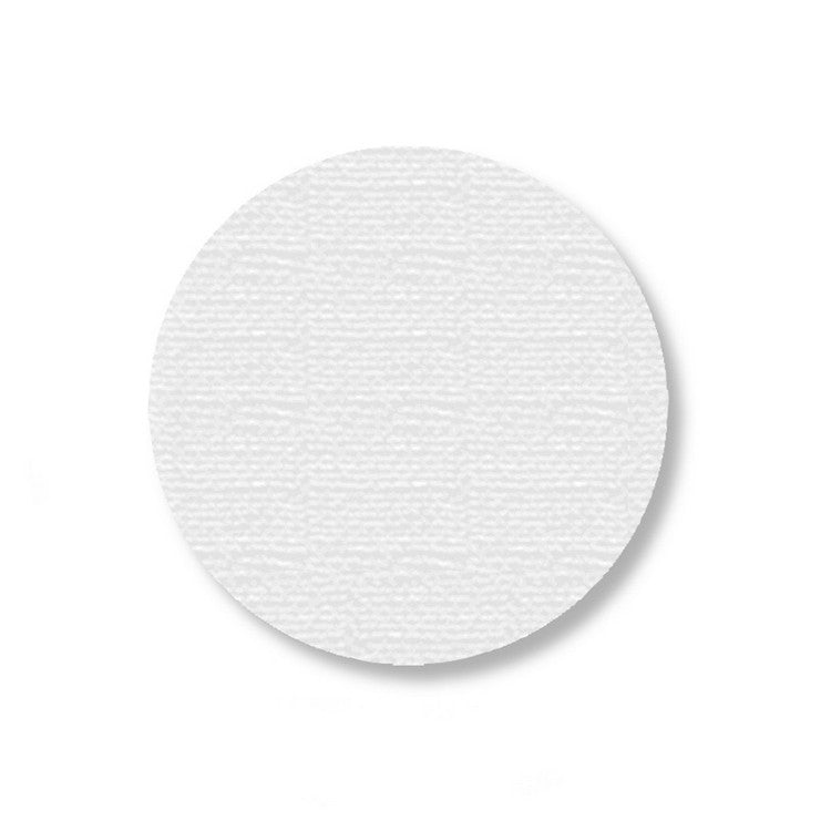Mighty Line 3.5" White Solid Dot - Standard Size - Pack of 100