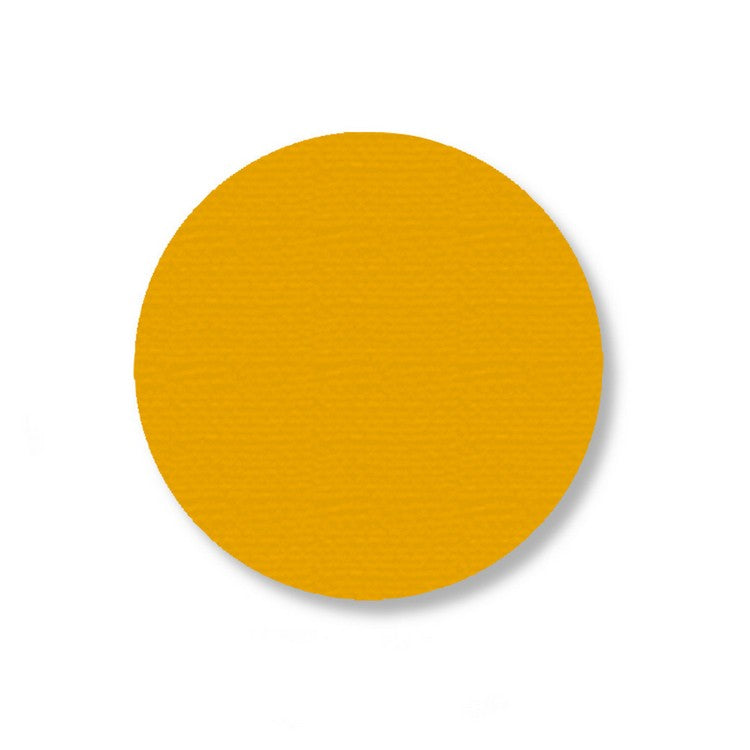 Mighty Line 3.5" Yellow Solid Dot - Standard Size - Pack of 100