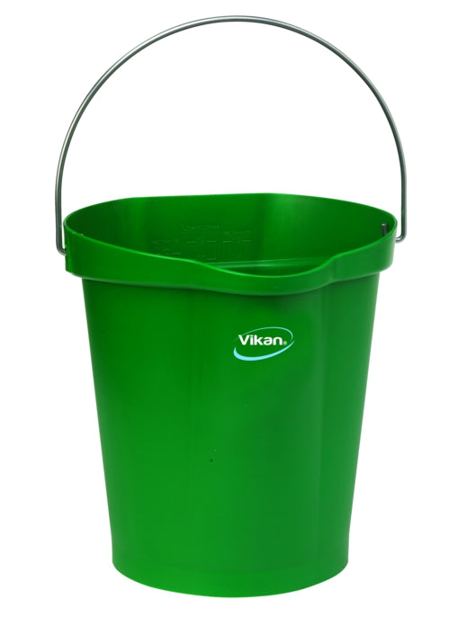 3 Gallon Pail 12.75" x 12" Green