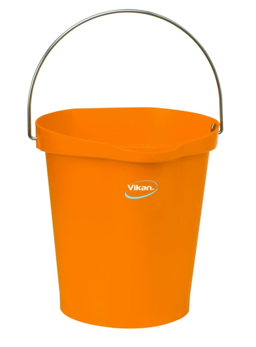 3 Gallon Pail 12.75" x 12" Orange