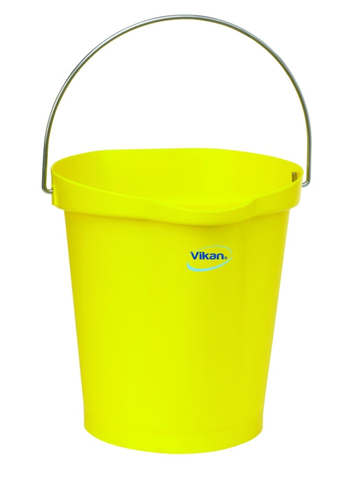 3 Gallon Pail 12.75" x 12" Yellow
