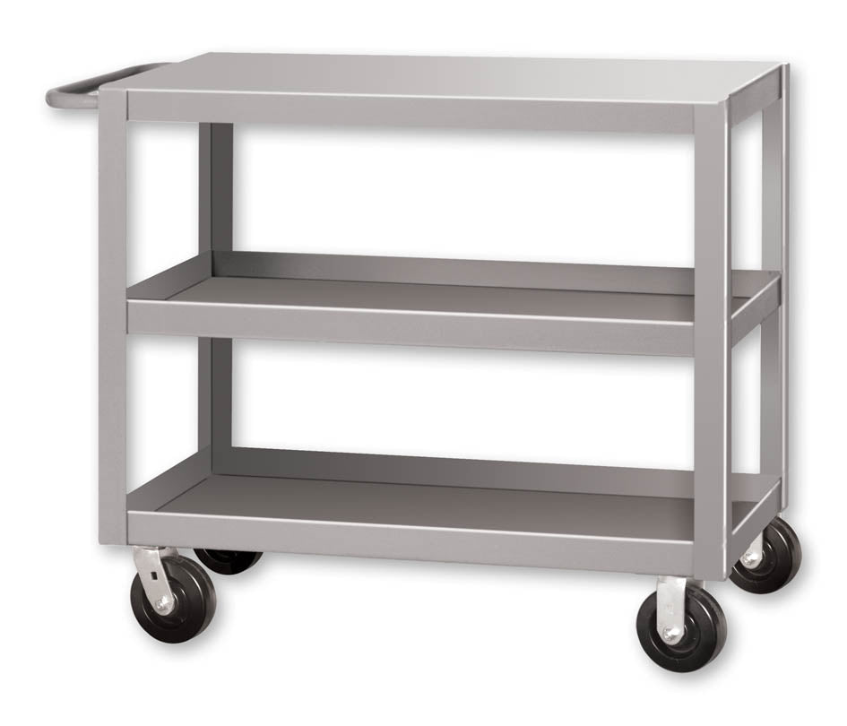 Pucel 30" x 30" 3 Shelf Heavy Duty Truck w/ Steel Casters