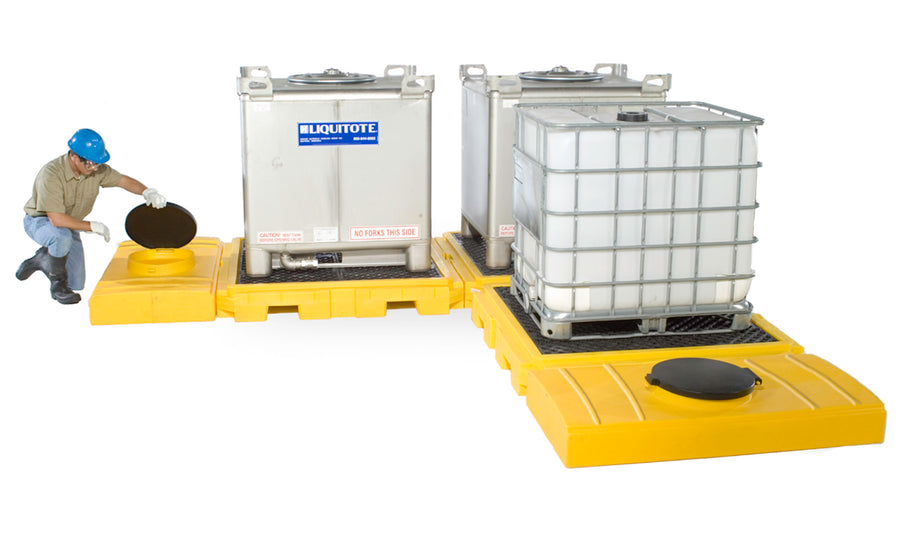 3-Tank Indoor Ultra-Modular IBC SpillPallet