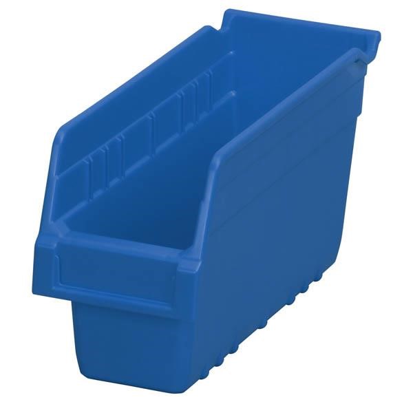 Akro-Mils® ShelfMax® Bin, 11 5/8"L x 6"H x 4 1/8"W, Blue, 1/Each